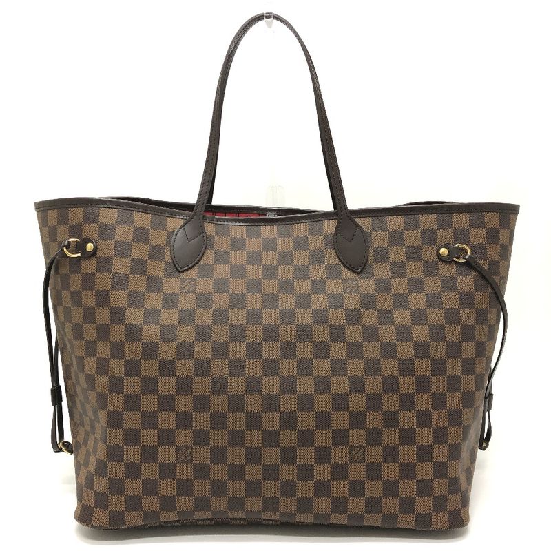 Louis Vuitton Tote Bag Neverfull GM N51106 Damier Canvas Ebène Brown