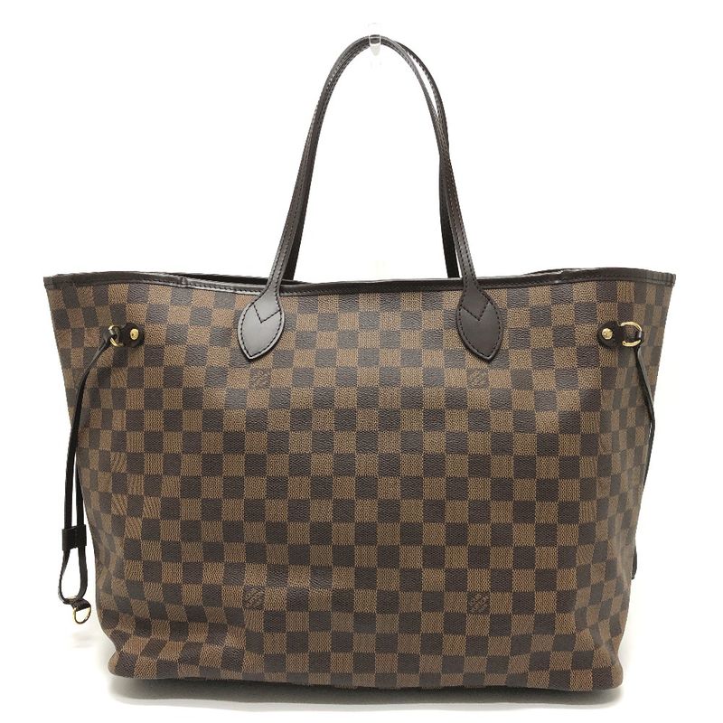 Louis Vuitton Tote Bag Neverfull GM N51106 Damier Canvas Ebène Brown