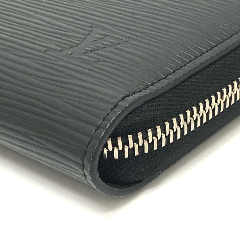 Louis Vuitton Long Wallet Zippy Organizer NM M62643 Epi Leather Noir Black