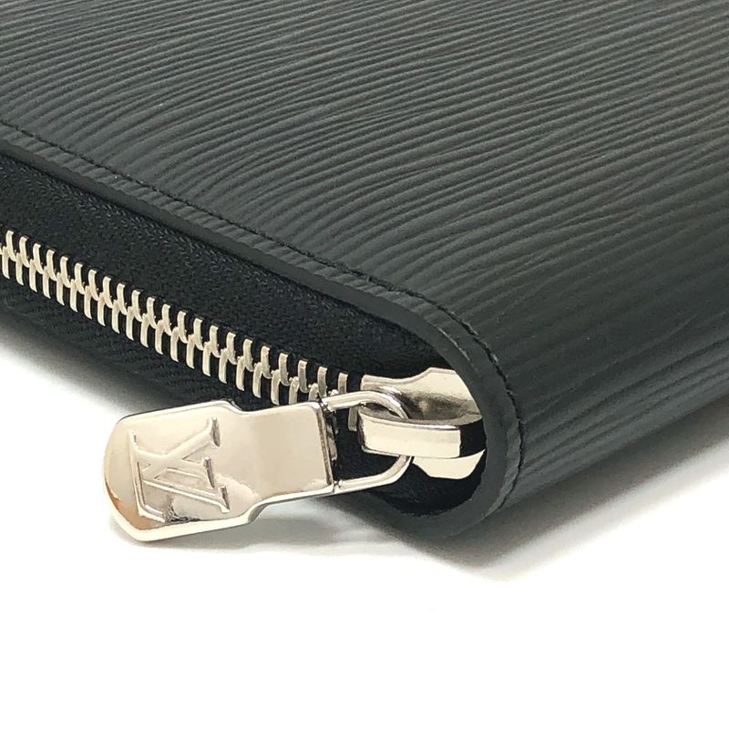 Louis Vuitton Long Wallet Zippy Organizer NM M62643 Epi Leather Noir Black