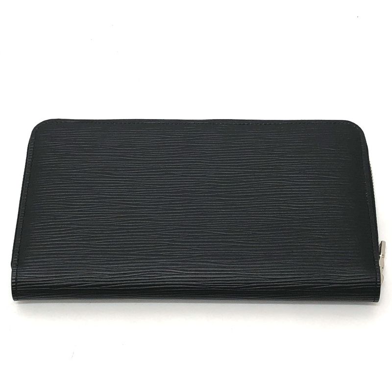 Louis Vuitton Long Wallet Zippy Organizer NM M62643 Epi Leather Noir Black