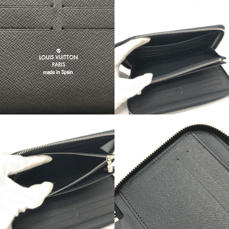 Louis Vuitton Long Wallet Zippy Organizer NM M62643 Epi Leather Noir Black