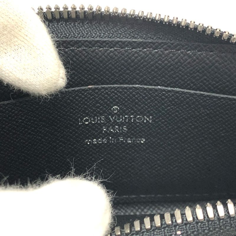 Louis Vuitton Coin Case Porte Monejour M63536 Monogram Eclipse Canvas Black