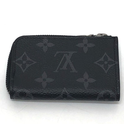 Louis Vuitton Coin Case Porte Monejour M63536 Monogram Eclipse Canvas Black