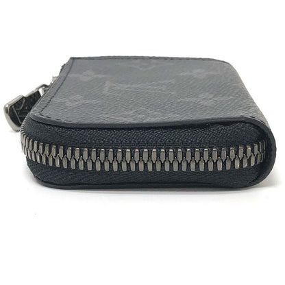 Louis Vuitton Coin Case Porte Monejour M63536 Monogram Eclipse Canvas Black