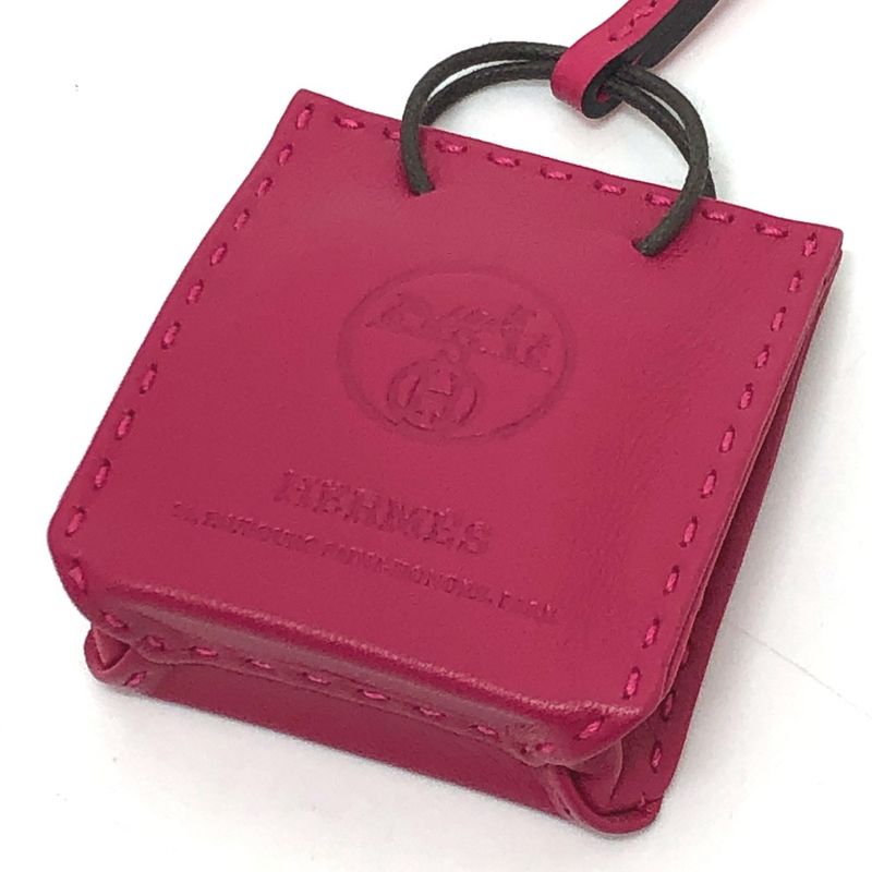 Hermes Bag Charm Sac Orange Aniomiro Rose Mexico Purple