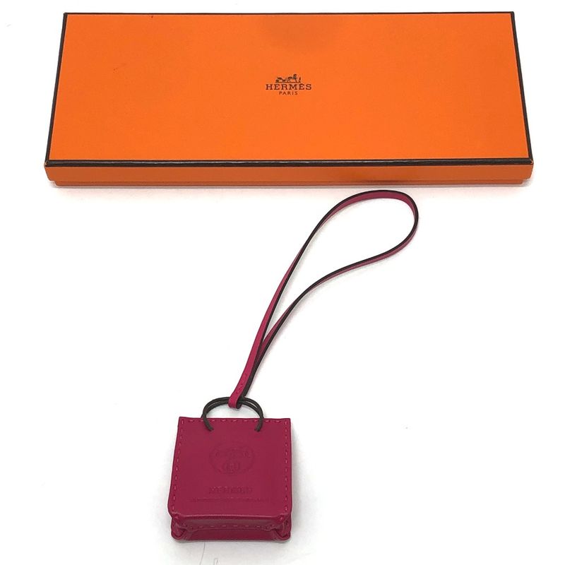 Hermes Bag Charm Sac Orange Aniomiro Rose Mexico Purple