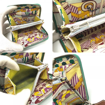 Hermes Bifold Wallet Azap Compact Silk Quin Vaux Epson Verre Jade Green