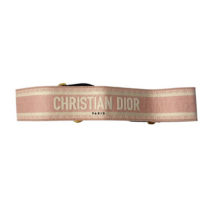 Dior Women's Canvas Logo Shoulder Strap