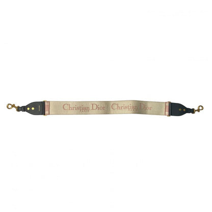 Dior Women's Canvas Logo Shoulder Strap