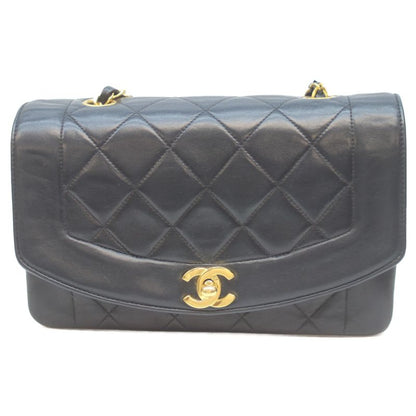 Chanel No 2 A01164 D Navy Lamb Diana 22 Chain Shoulder