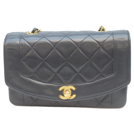 Chanel No 2 A01164 D Navy Lamb Diana 22 Chain Shoulder