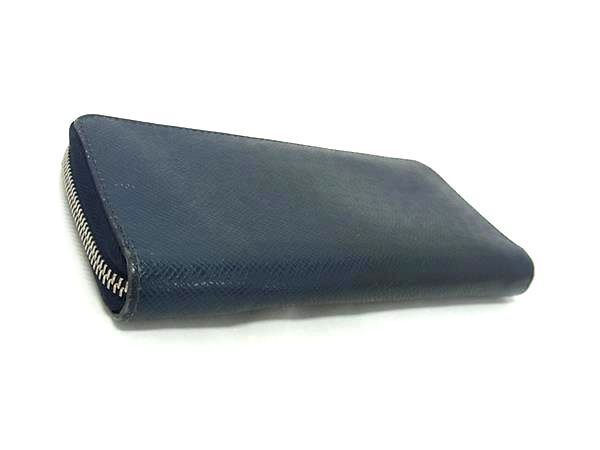 Louis Vuitton Wallet Zippy Wallet Vertical M30510 Blue Marline (navy) Taiga