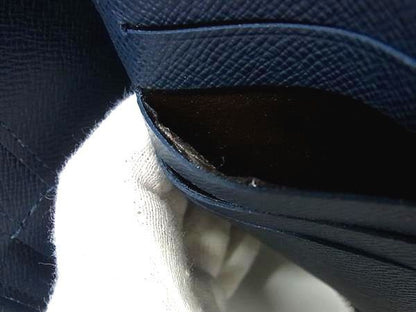 Louis Vuitton Wallet Zippy Wallet Vertical M30510 Blue Marline (navy) Taiga