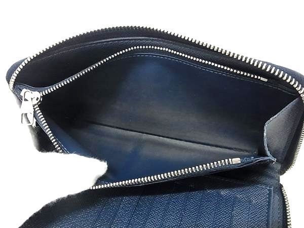 Louis Vuitton Wallet Zippy Wallet Vertical M30510 Blue Marline (navy) Taiga
