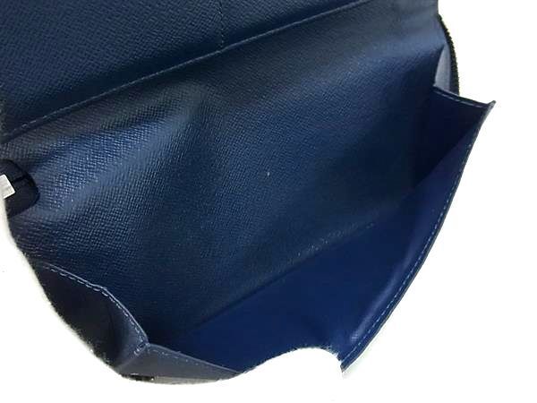 Louis Vuitton Wallet Zippy Wallet Vertical M30510 Blue Marline (navy) Taiga