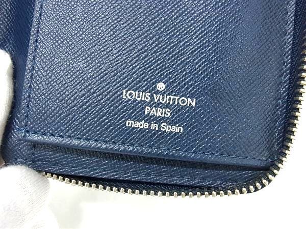 Louis Vuitton Wallet Zippy Wallet Vertical M30510 Blue Marline (navy) Taiga