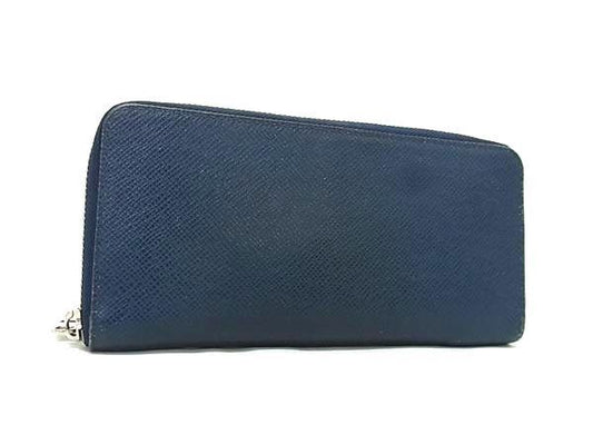 Louis Vuitton Wallet Zippy Wallet Vertical M30510 Blue Marline (navy) Taiga