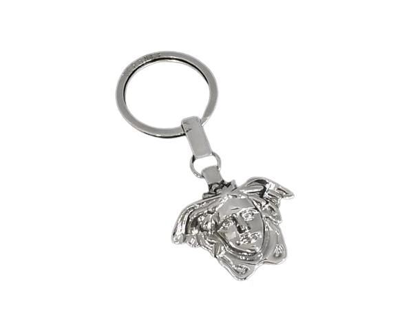 Versace Key Holder Medusa Silver Metal Unisex