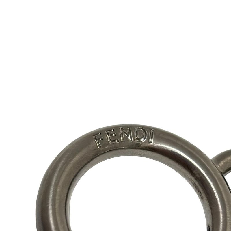 Fendi Shoulder Strap - Light Gray Leather