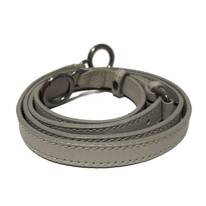 Fendi Shoulder Strap - Light Gray Leather