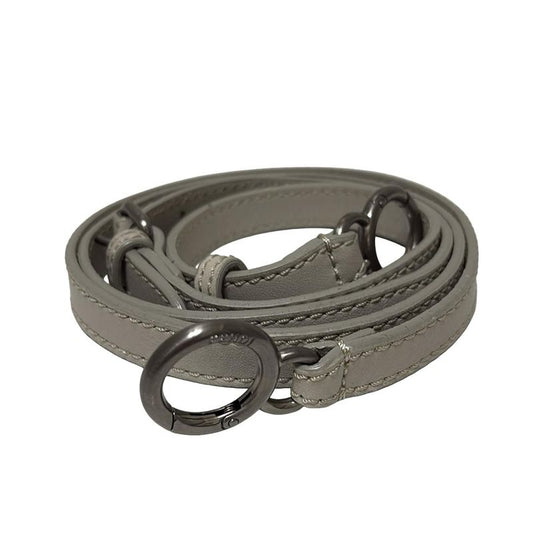 Fendi Shoulder Strap - Light Gray Leather