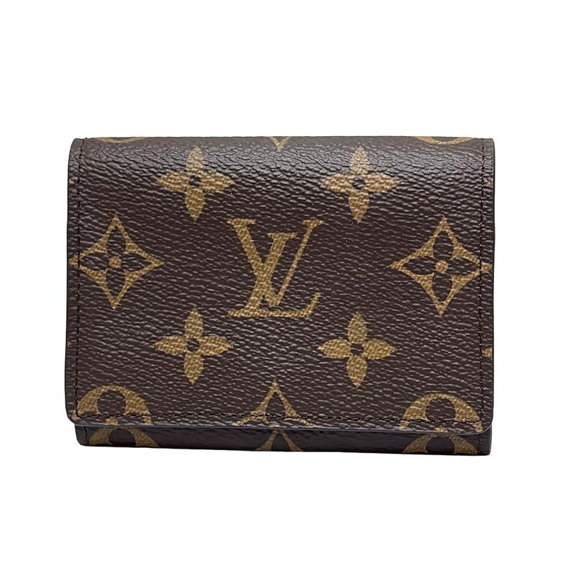 Louis Vuitton Card Case Monogram Excellent Condition Enveloppe Carte de Visite