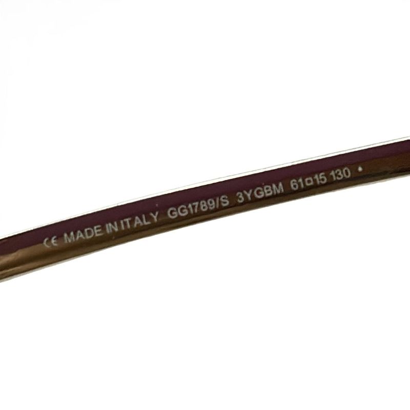 Gucci Sunglass Es - Gg1789 S Dark Brown and Light Brown and Gold