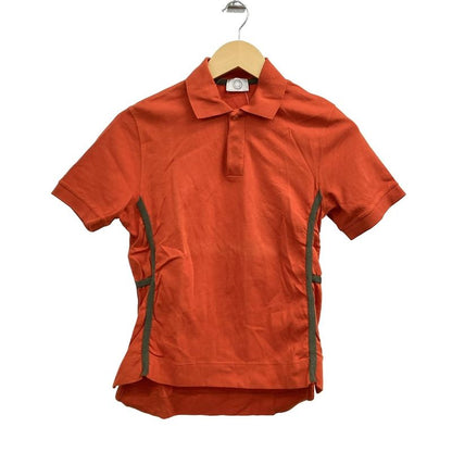 Hermes Short Sleeve Polo Shirt Size S Men's - 3054 Orange and Dark Gray Serie