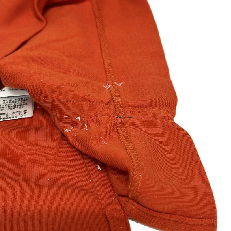 Hermes Short Sleeve Polo Shirt Size S Men's - 3054 Orange and Dark Gray Serie