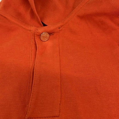 Hermes Short Sleeve Polo Shirt Size S Men's - 3054 Orange and Dark Gray Serie