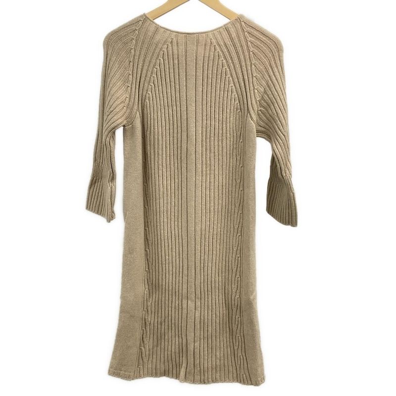 Hermes Dress Size 38 M Women's Excellent Condition - 57-7705 Beige Crew Neck