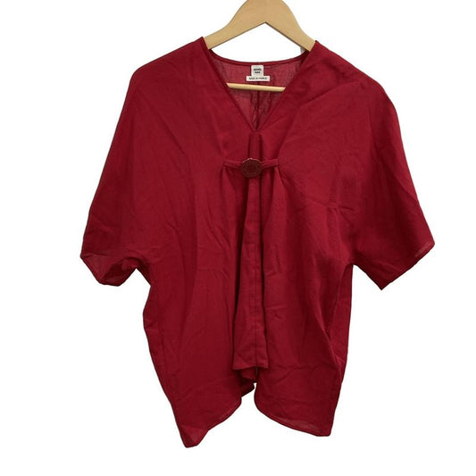 Hermes Short Sleeve Cut and Sewn Size 36 S Women's Excellent Condition