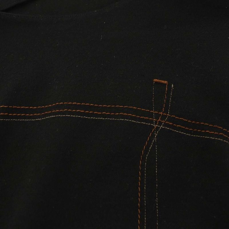 Prada Knitted Sweater Long Sleeve M Black An25