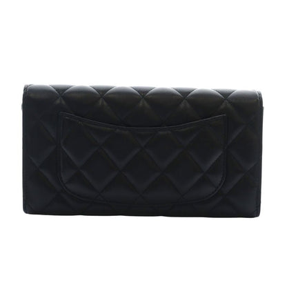 Chanel Classic Long Wallet Long Wallet Flap Matelasse Coco Mark Lambskin 31st