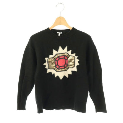 Loewe Graphic Sweater Knit XS Black Df - OS