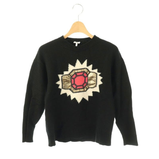 Loewe Graphic Sweater Knit XS Black Df - OS