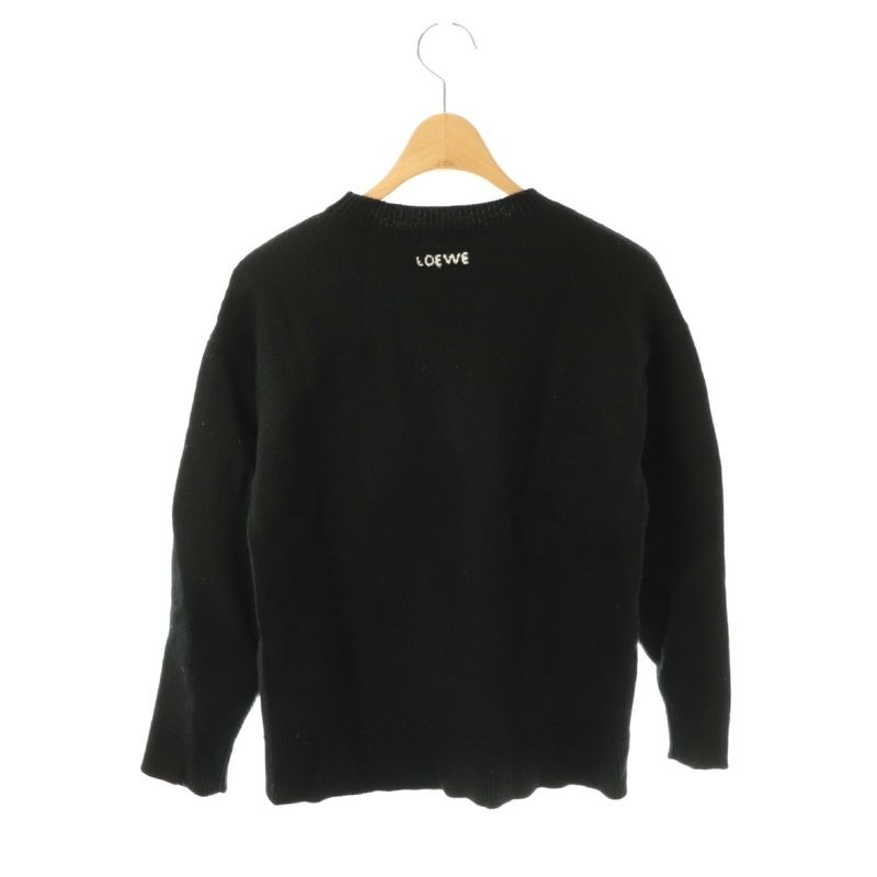 Loewe Graphic Sweater Knit XS Black Df - OS
