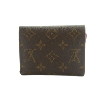 Louis Vuitton Portefeuille Victorine Wallet Trifold Coin Purse Monogram Pattern