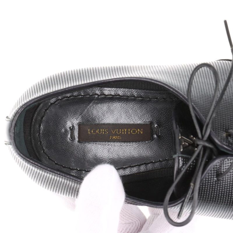 Louis Vuitton 12 Years Patent Leather Shoes Men's 7 St0132 Black Made In Italy