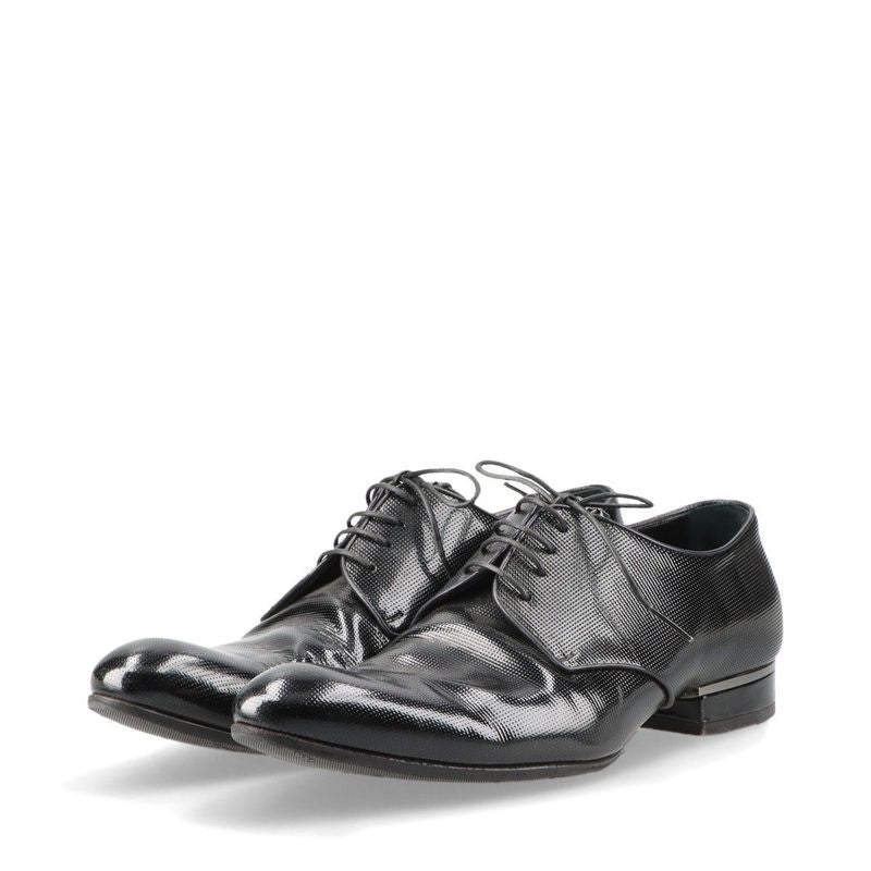 Louis Vuitton 12 Years Patent Leather Shoes Men's 7 St0132 Black Made In Italy