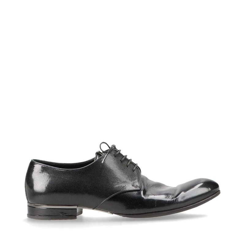 Louis Vuitton 12 Years Patent Leather Shoes Men's 7 St0132 Black Made In Italy