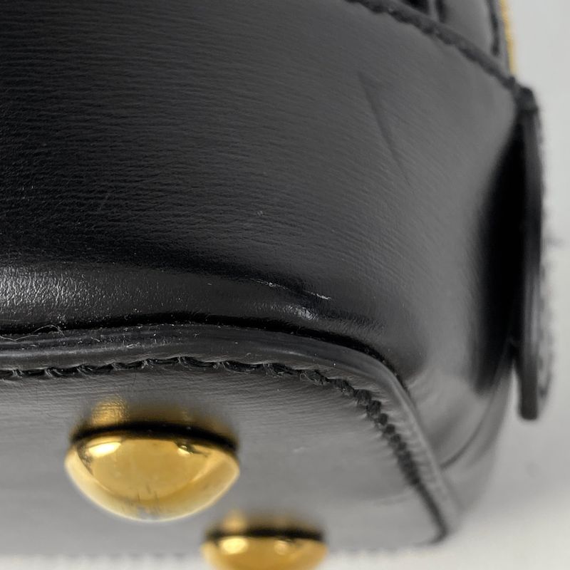 Gucci Horsebit 1955 Small Top Handle Bag Handbag Leather Black 621220 Women