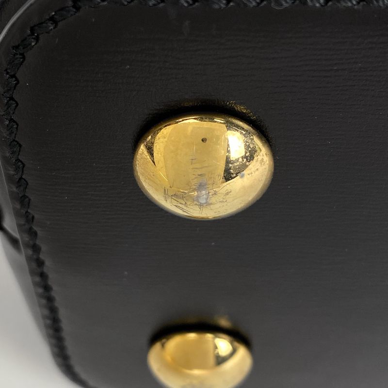 Gucci Horsebit 1955 Small Top Handle Bag Handbag Leather Black 621220 Women