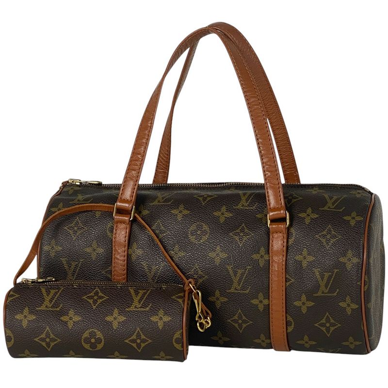 Louis Vuitton Papillon 30 Barrel Bag Tube Shape Old Shape Handbag Monogram