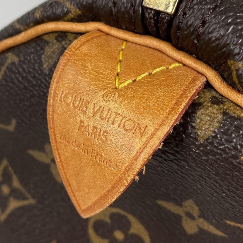 Louis Vuitton Speedy 40 Boston Bag Commuter Handbag Monogram Brown M41522 Women