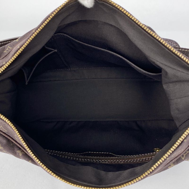 Louis Vuitton Boulogne Shoulder Bag Monogram Mini Lin Ebène M95225 Women