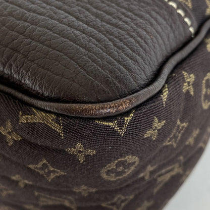 Louis Vuitton Boulogne Shoulder Bag Monogram Mini Lin Ebène M95225 Women