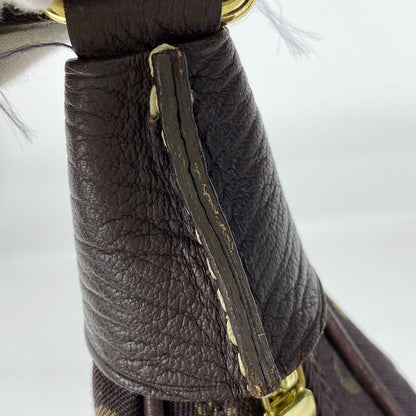 Louis Vuitton Boulogne Shoulder Bag Monogram Mini Lin Ebène M95225 Women