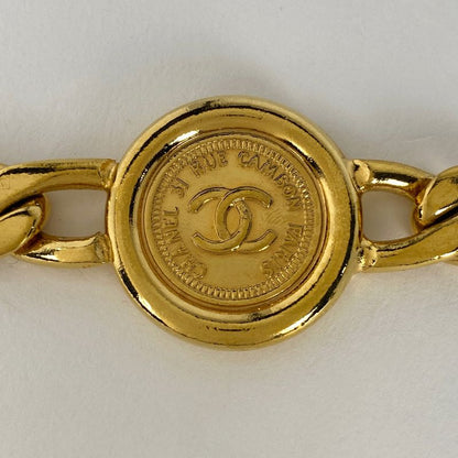 Chanel Coco Mark Chain Belt GP Gold Ladies